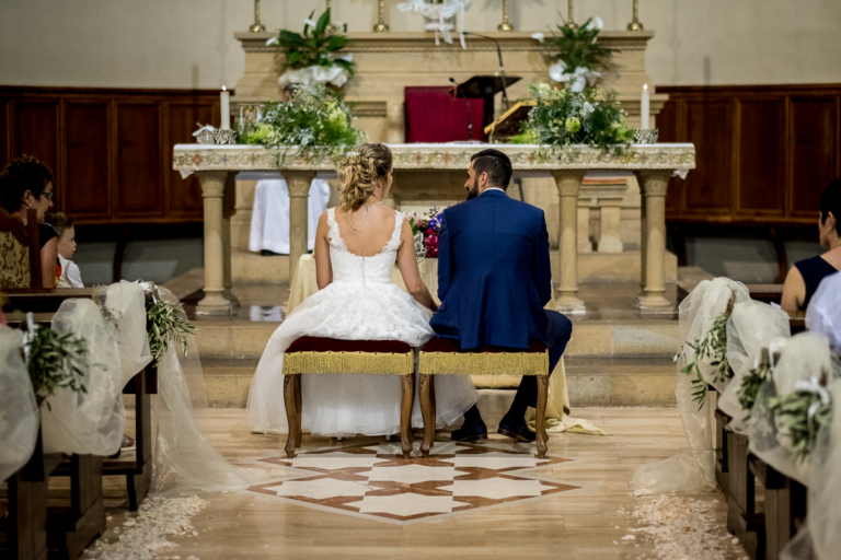 Catholic wedding ceremony in Tuscany, photo 8